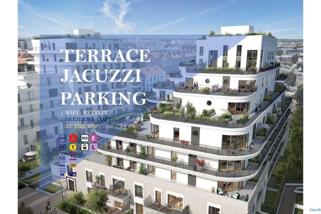 Residence Abraham - Guest Room 1 Ladefense U-Arena #Terasse #Fibre #Netflix Colombes  Exterior photo
